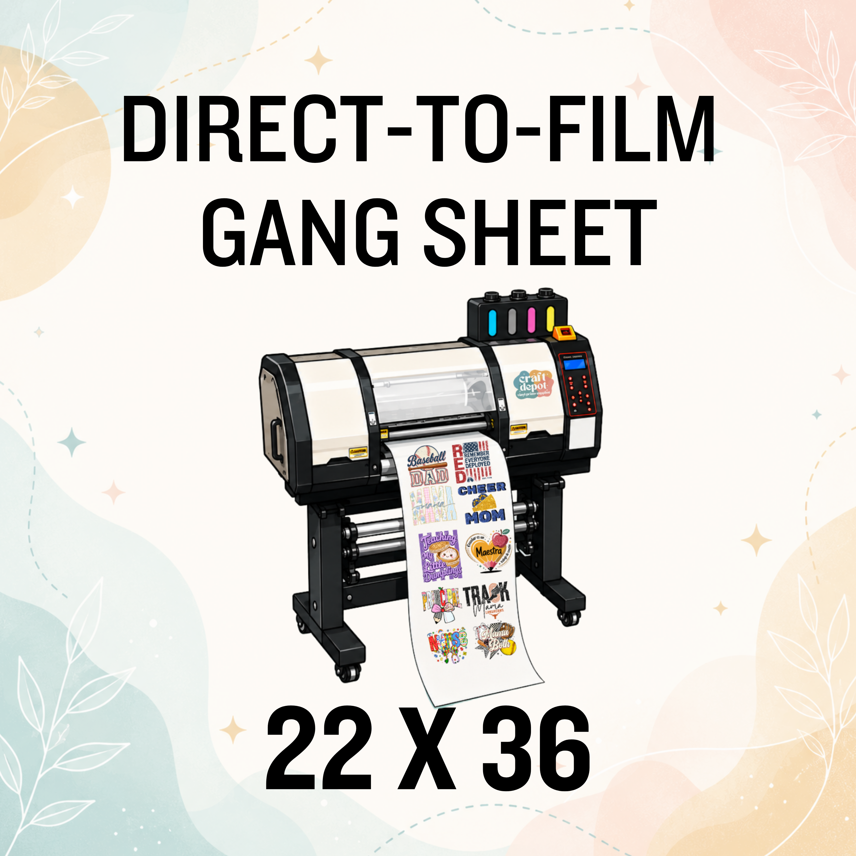 DTF Direct to Film-GANG SHEET-22x36