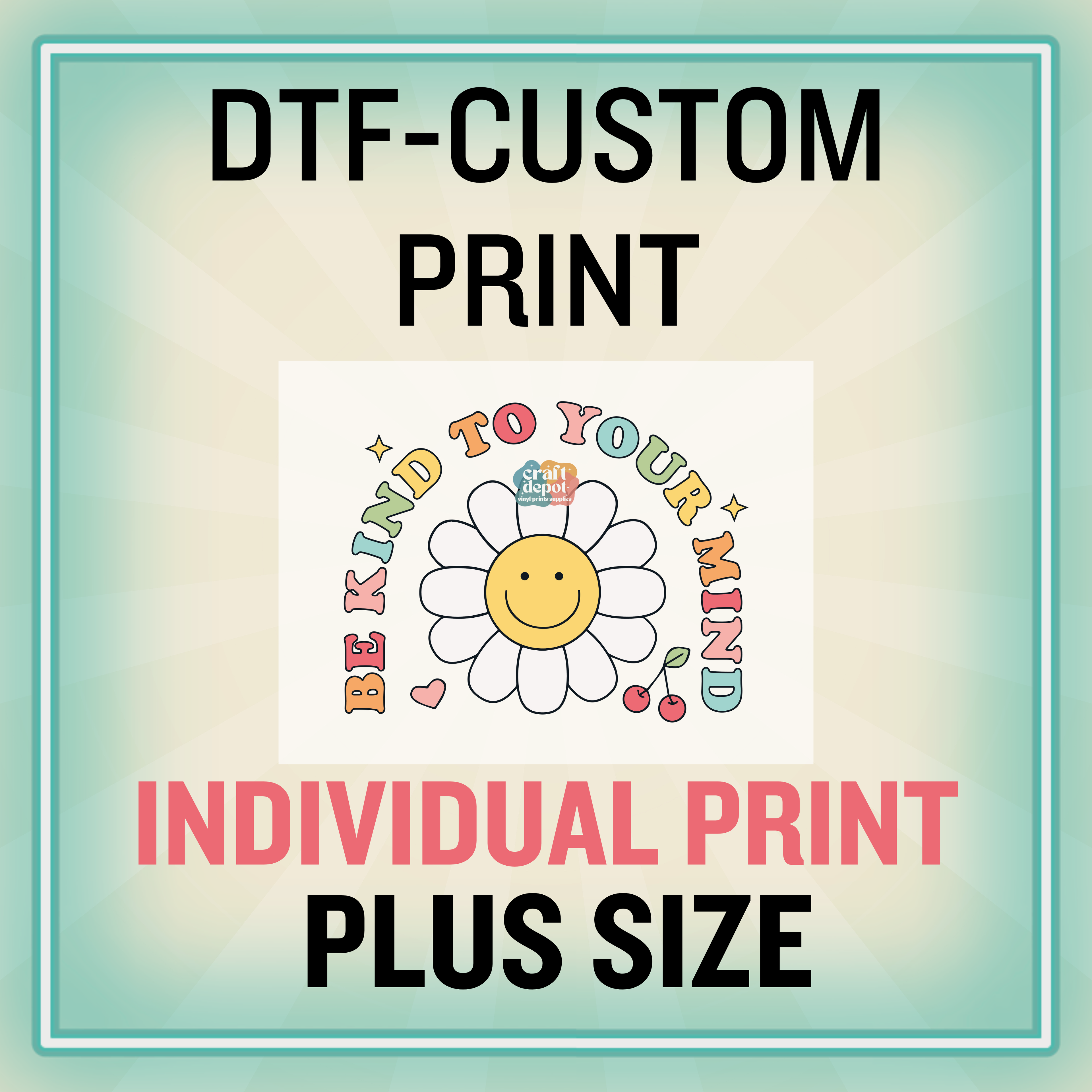 DTF- Custom-INDIVIDUAL Prints-PLUS-12.5" wide