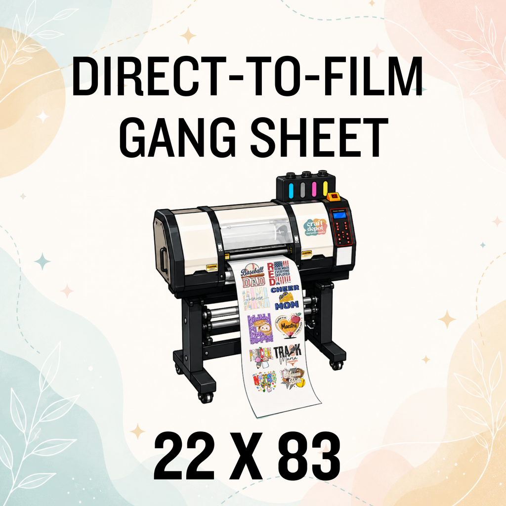 DTF Direct to Film-GANG SHEET-22x83