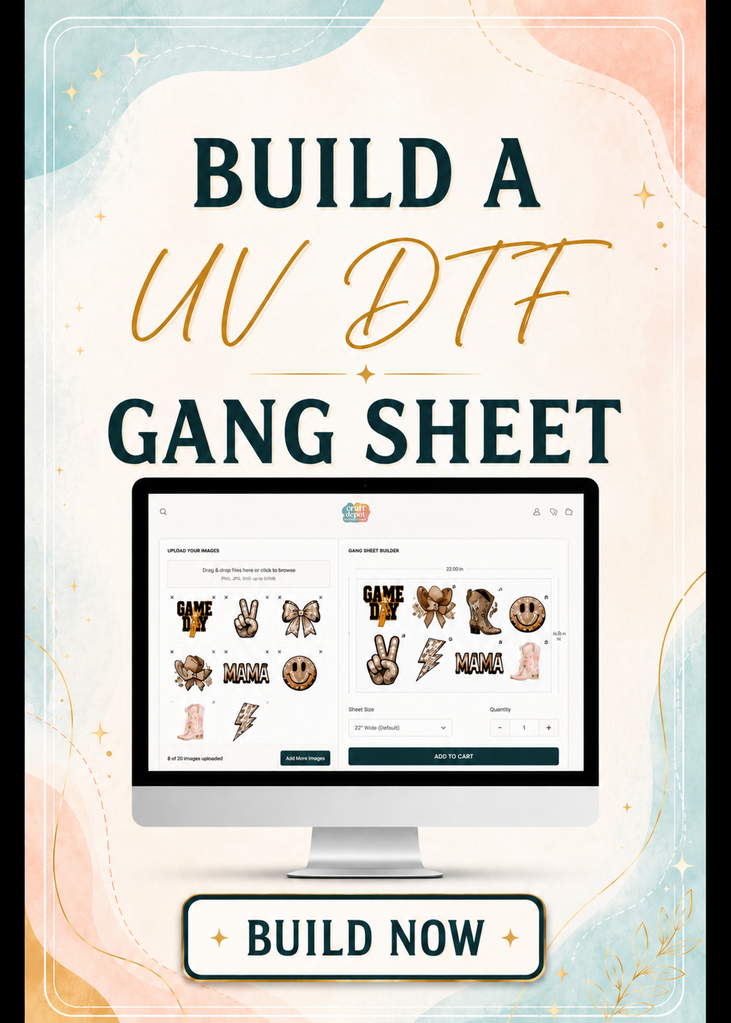 UV DTF-BUILD YOUR OWN UV DTF GANG SHEET