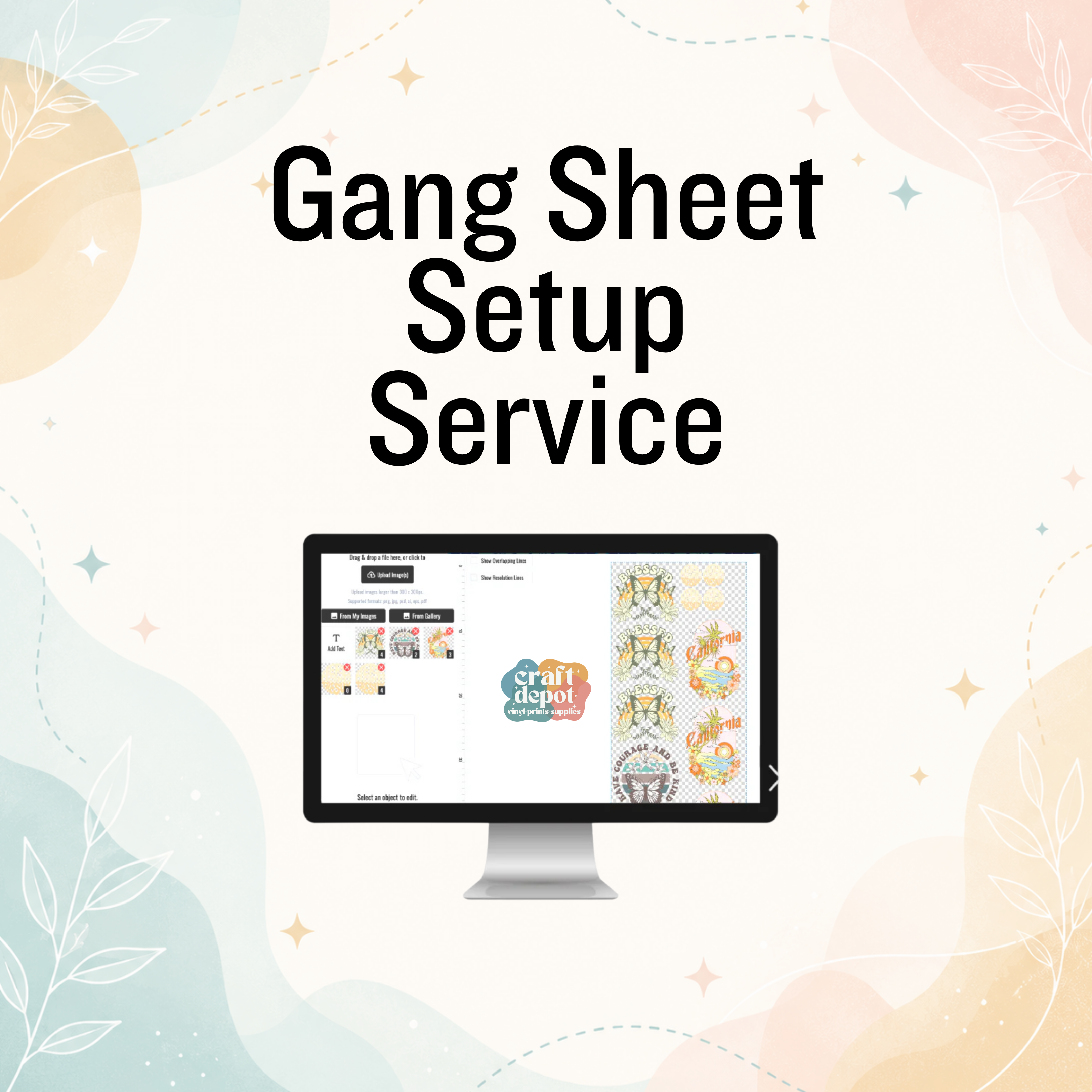 Gang Sheet Setup Service